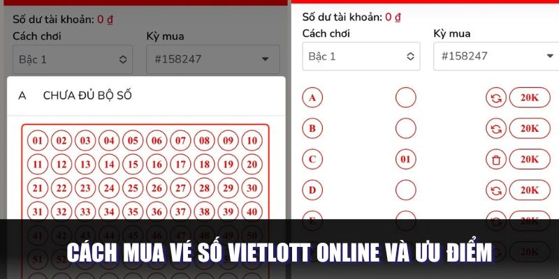 Cách mua vé số Vietlott online và ưu điểm